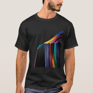 T-shirt Bold Neon Abstracts - OEuvres D'Art De Conception