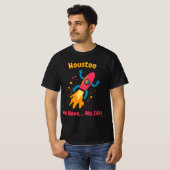 T-Shirt Bold Pop Art Fusée Espace (Devant entier)