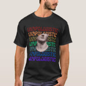 T-shirt Bold Pride LGBT - Design de buste grec (Devant)