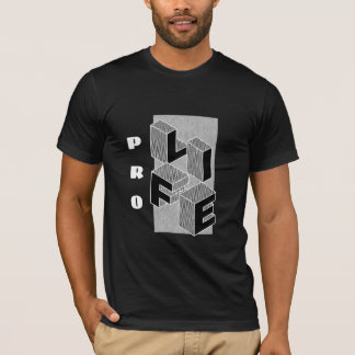 T-shirt Bold Pro Life Geometric Typography Unisex