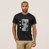 T-shirt Bold Pro Life Geometric Typography Unisex (Devant entier)