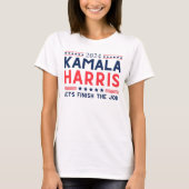 T-shirt Bold Rouge, blanc et bleu Kamala Harris 2024 (Devant)