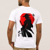 T-shirt Bold Samurai Art for Martial Arts Fans (Dos)