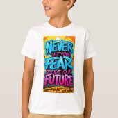 T-shirt "Bold Words, Bright Future" (Devant)