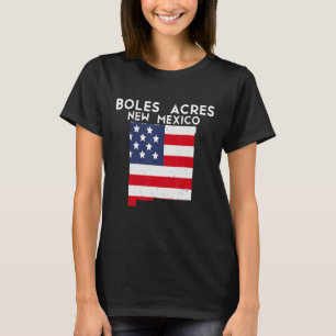 T-shirt BOLES ACRES USA State America Travel New Mexican N