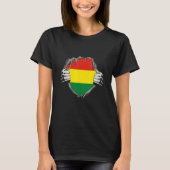 T-shirt Bolivia flag (Devant)