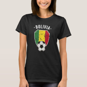 T-shirt Bolivie Football Bolivie Drapeau Football Pride bo