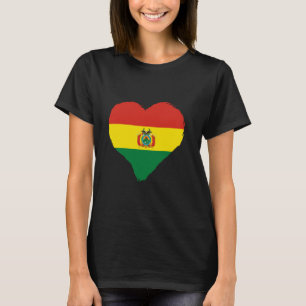 T-shirt Bolivie Pride bolivienne Roots Heart Bolivi
