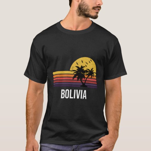 T-shirt Bolivie Vacances (Devant)