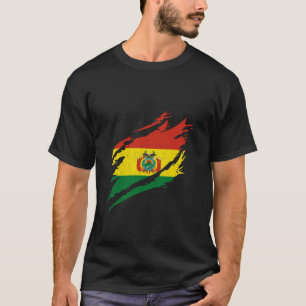 T-shirt Bolivie Vintage Fierté bolivienne Racines bolivien