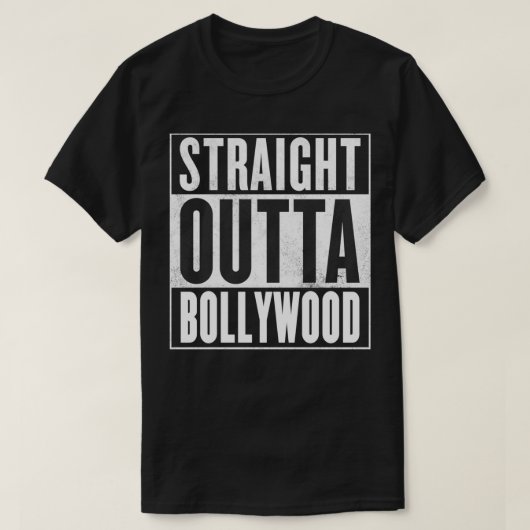 T-shirt Bollywood droit devant Bollywood (Design devant)