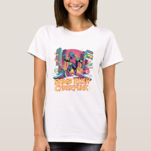T-shirt Bomb Rush Cyberfunk – Rébellion de la rue néon