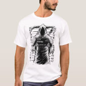 T-shirt Bombardée de longue durée de mort (Devant)