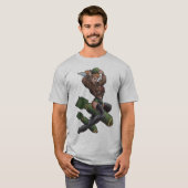 T-shirt bombardement (Devant entier)