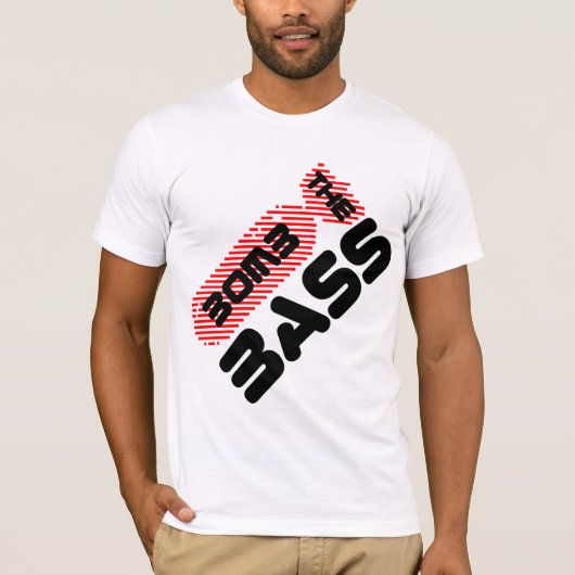 T-shirt Bombardez la basse (Devant)