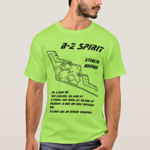 T-shirt Bombardier de discrétion de l'esprit B-2