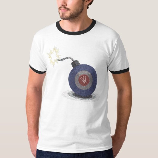 T-shirt Bombardier de guitares de Waterstone (Devant)