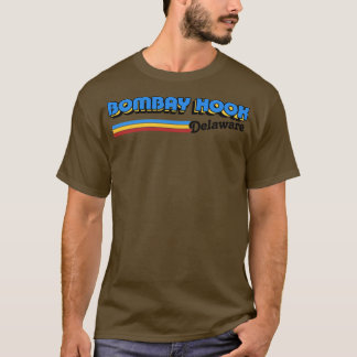 T-shirt Bombay Hook Delaware Retro Design Stylisé