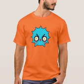 T-shirt BOMBE ! (bleu) (pour les gars) (Devant)