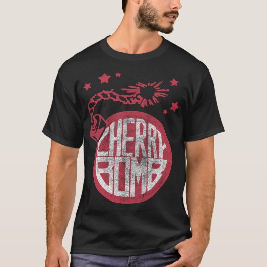 T-shirt Bombe cerise (Devant)