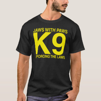 T-shirt Bombe de feu de police K9