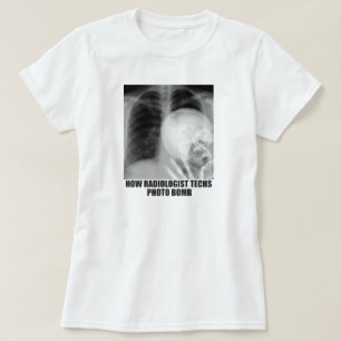 T-SHIRT BOMBE DE PHOTO DE RADIOLOGUE