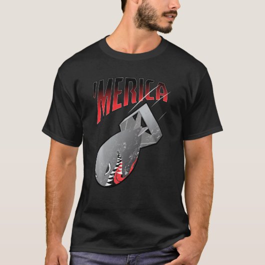 T-shirt Bombe Kfx Merica Da (Devant)