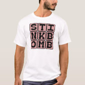 T-shirt Bombe puante, blague odorante (Devant)