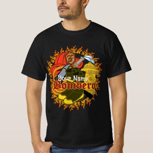 T-shirt Bombero Firefighter (Devant)