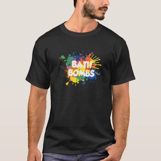 T-shirt Bombes De Bain Esthétiques Amateurs Relaxant Bain (Devant)