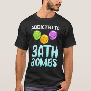 T-shirt Bombes De Bain Faisant Bombe Bombe Bulle Lavender_