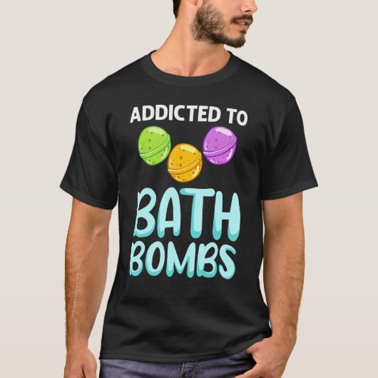 T-shirt Bombes De Bain Faisant Bombe Bombe Bulle Lavender_ (Devant)