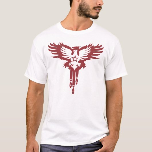 T-shirt Bombes de chute d'oiseau - R (Devant)