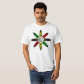 T-shirt Bombora Rasta en spirale (Devant entier)
