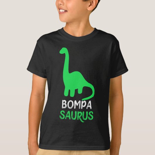 T-shirt Bompa-saurus Drôle Dino Dinosaure Bompasaurus  (Devant)