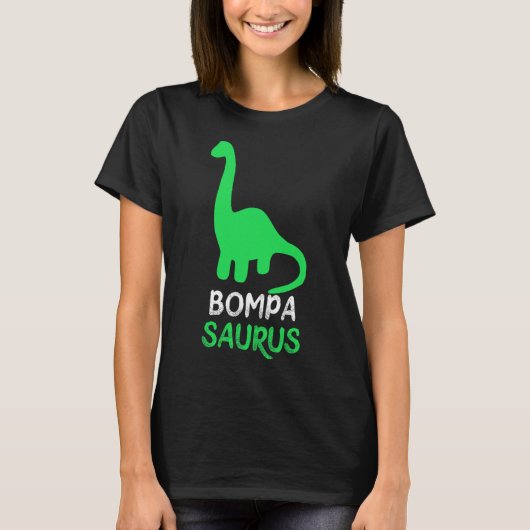 T-shirt Bompa-saurus Funny Dino Dinosaur Bompasaurus  (Devant)