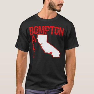 T-shirt Bompton (Compton), Balifornia (Californie)