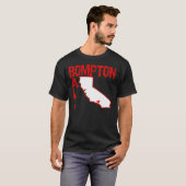 T-shirt Bompton (Compton), Balifornia (Californie) (Devant entier)