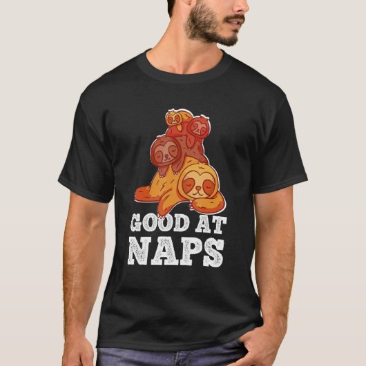 T-shirt Bon À Naps Sleepyhead Matin Groupement Sleep Lazy (Devant)