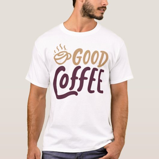 T-shirt Bon café (Devant)