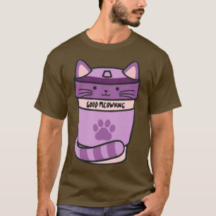 T-shirt Bon café Meowning