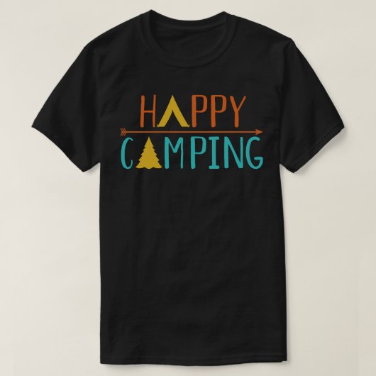 T-shirt Bon camping (Design devant)