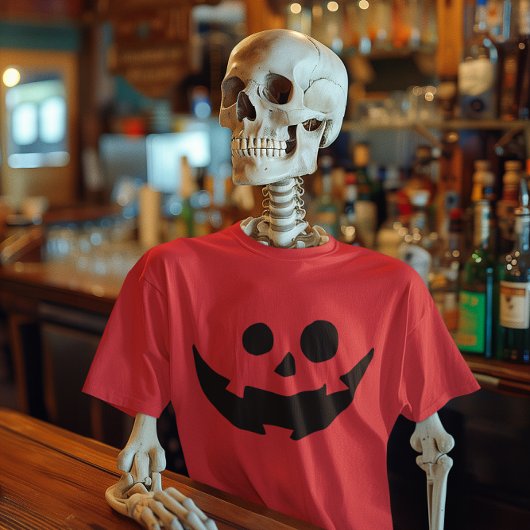 T-shirt Bon costume de visage Citrouille