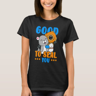 T-shirt Bon De Vous Sceller Sous-Marin Animal Biologie Mar