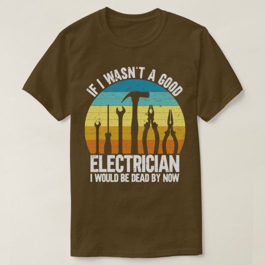 T-shirt Bon électricien (Design devant)