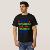 T-shirt bon enseignant enseigner de grands enseignants ins (Devant entier)