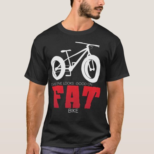 T-shirt Bon frein pour motard gras (Devant)