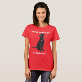 T-shirt Bon Garçon Black Lab (Devant entier)