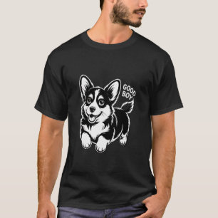 T-shirt Bon Garçon Corgi Chien Mignon Amoureux Propriétair