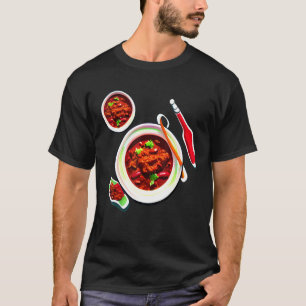 T-shirt bon humoriste chili con carne Foodie 1